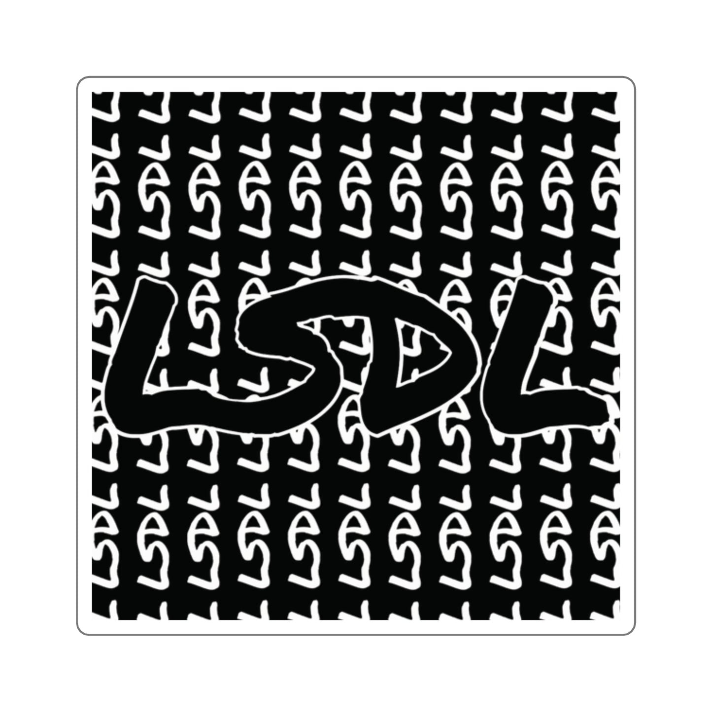 Sticker — 'LSDL' Rain Logo Square Sticker